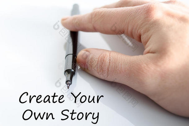 创建自己的故事文本概念