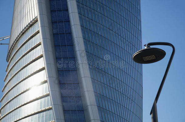 建筑学蓝色建筑城市城市生活