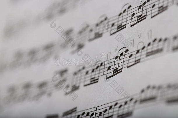 音乐乐谱上一些音符的细节