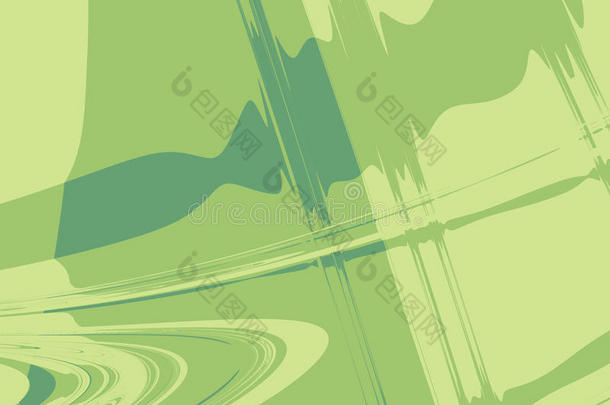 绿色抽象分形背景象征音乐、运动、速度、声音