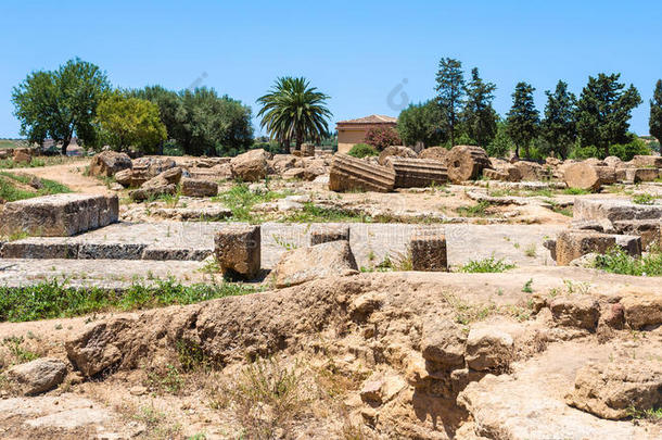 阿克拉加斯阿格里根托仙鹤草古代的建筑学