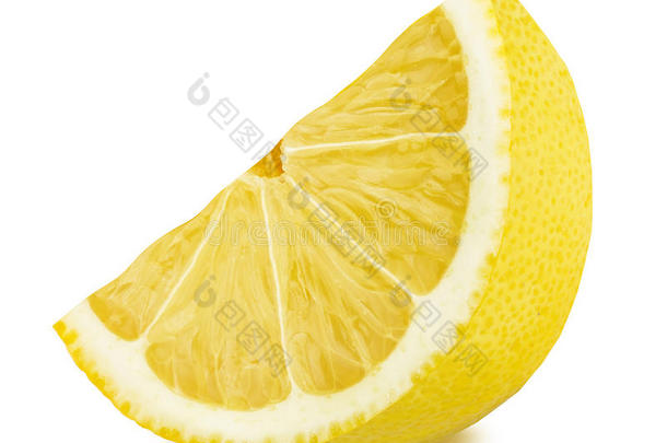 白底柠檬片