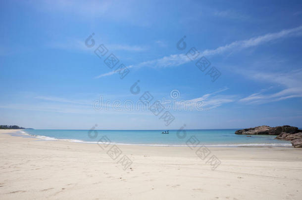 美丽的沙滩和大海，泰国的热带海滩