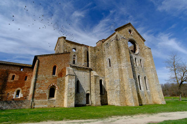 意大利托斯卡纳圣加尔加诺古修道院