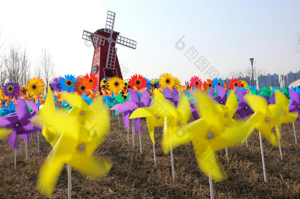 彩色的颜色丰富多彩的展览节日