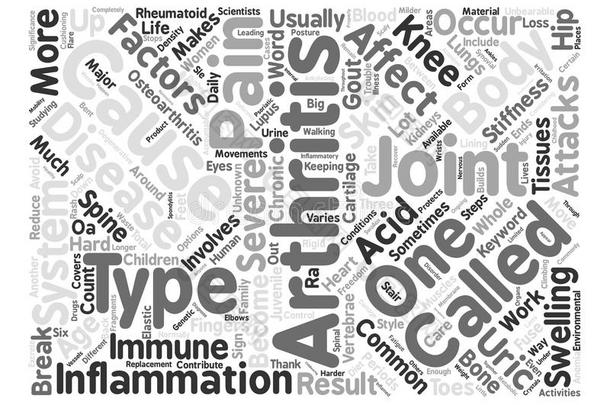 围绕关节炎背景原因云