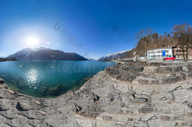 瑞士布里恩茨湖360度全景