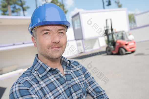 建筑建设工头叉车安全帽
