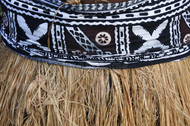 传统太平洋岛屿草裙和塔帕CL的背景