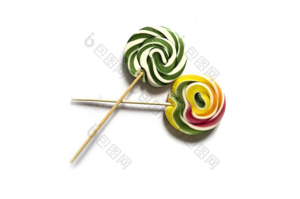 彩色和图案化的糖果，有趣的彩色糖果为儿童喜欢书面糖，彩色和图案糖果，有趣的彩色CA