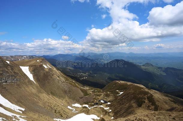 多彩的山景，美国旅行，美丽的世界