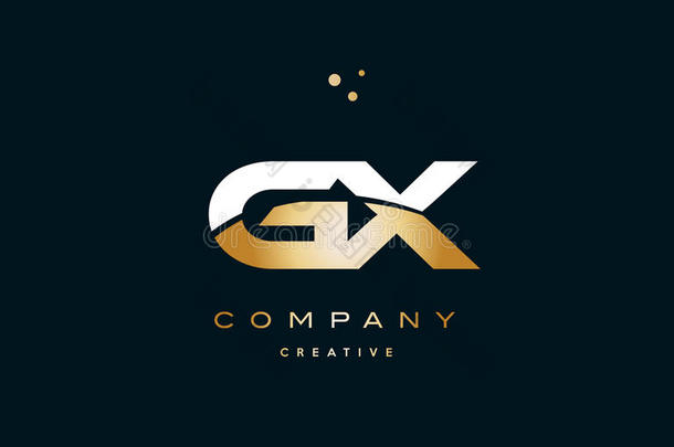 吉克斯gx白黄金黄金豪华字母标志<strong>ICO</strong>