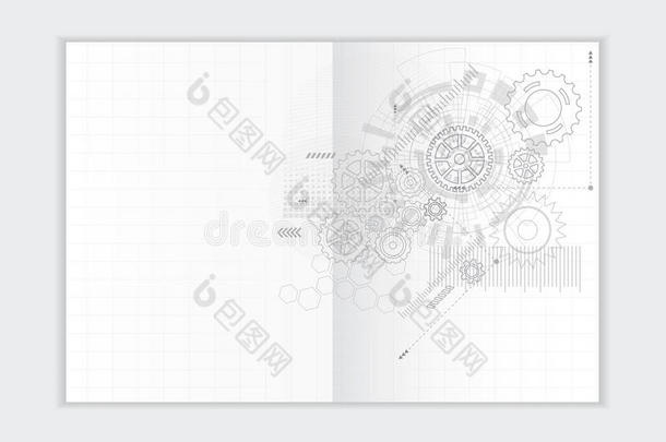 摘要背景年报模板，几何三角形<strong>设计</strong>业务<strong>手册</strong>封面