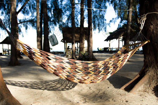 泰国海边的摇篮。