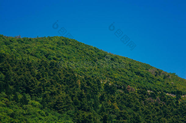 阿尔巴尼亚巴尔干半岛美丽的美丽自然蓝色