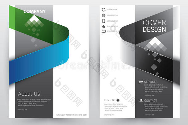 封面<strong>设计</strong>矢量模板集小册子，年度报告，杂志，海报，公司<strong>介绍</strong>，投资组合，传单，横幅
