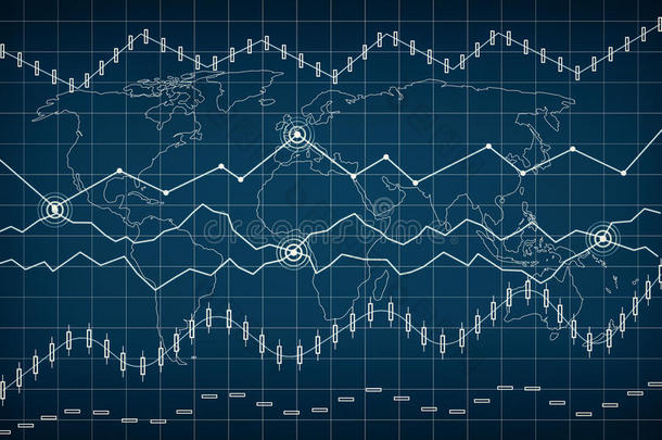 商业<strong>图</strong>表和<strong>柱状图</strong>。股市投资交易蜡烛棒<strong>图</strong>
