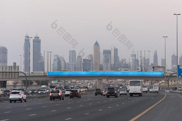 迪拜交通堵塞