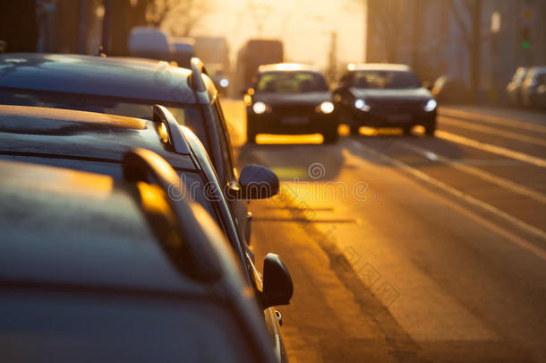 汽车超车街景