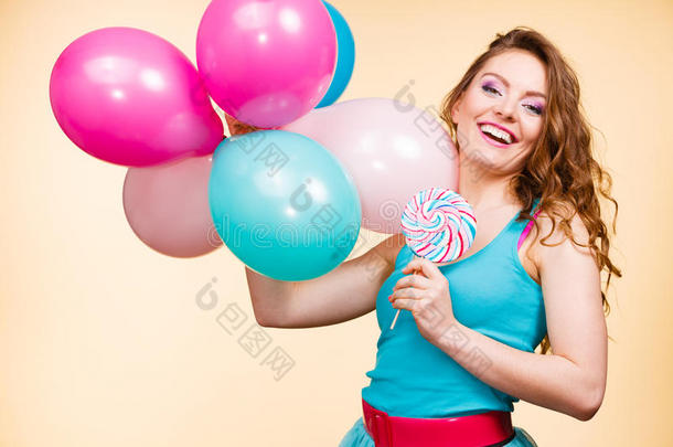 周年纪念日球气球生日糖果