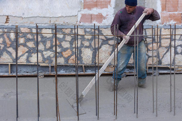 电枢靴子建造建设者忙碌的