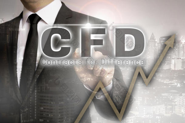 CFD由商人概念显示