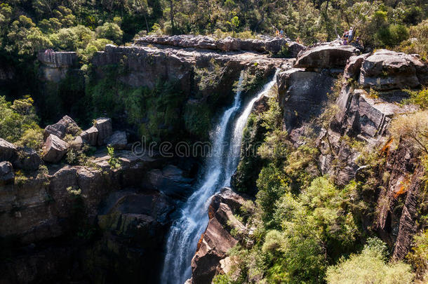 卡灵顿瀑布，南部高地，新南威尔士州，澳大利亚。