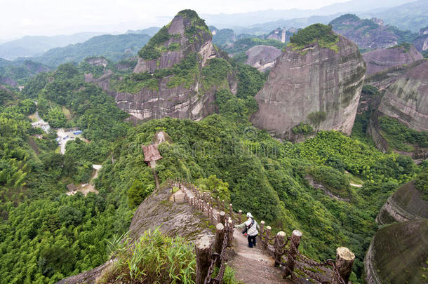 桂林丹霞地貌，中国