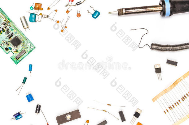 电子设备。 电子元器件和电子工具。