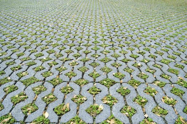 花纹地砖、水泥砖地面背景