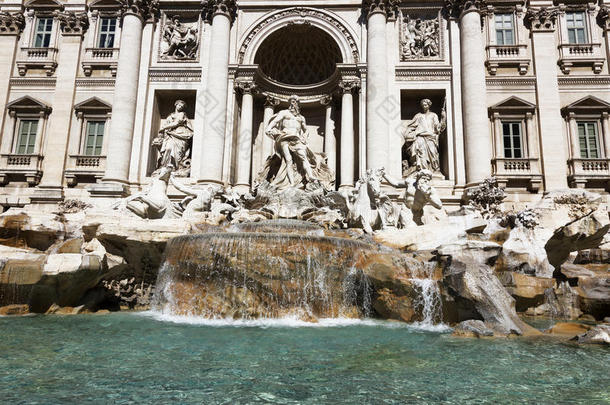 特雷维喷泉，罗马，意大利
