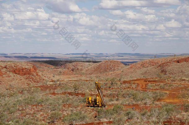 铁矿石<strong>勘探</strong>钻探场-皮尔巴拉-澳大利亚