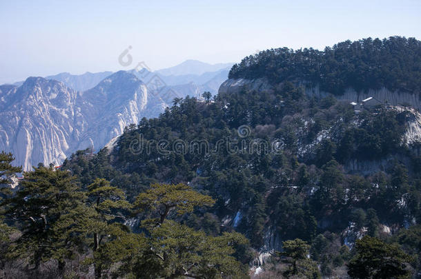 中国陕西省华山旅游景点