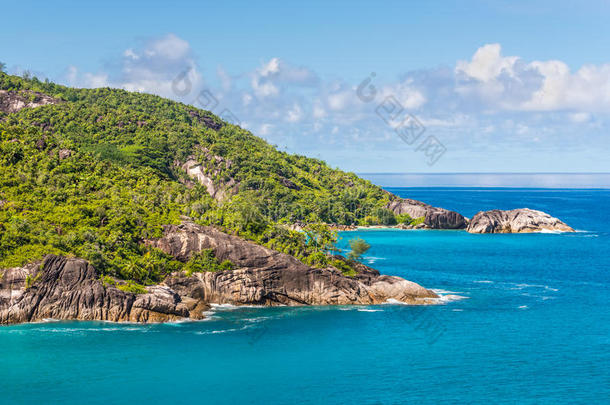 梦想海景海岸-马赫岛，塞舌尔