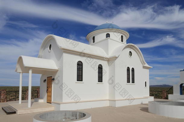 亚利桑那州佛罗伦萨：圣安东尼`希腊东正教修道院-圣伊利亚教堂