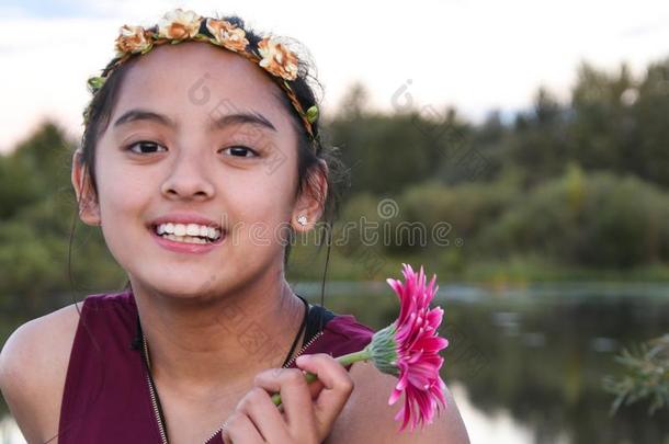 美丽的年幼的女孩