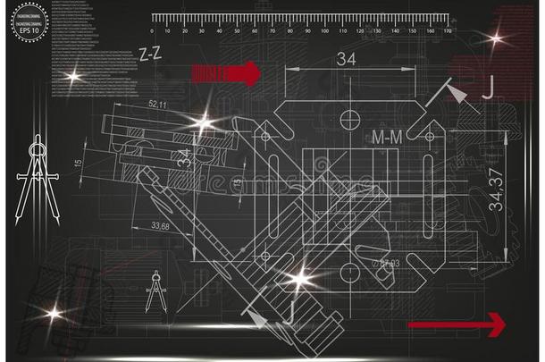 机器-建筑物绘画向一bl一ckb一ckground