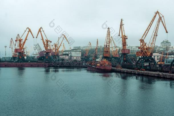 货物鹤,敖德萨海港口