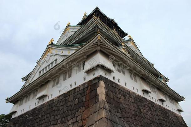 大阪城堡.大阪.黑色亮漆