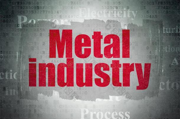 工业观念:金属工业向数字的资料纸后座