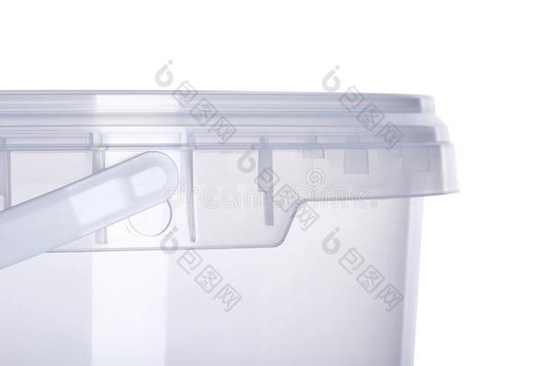 透明的塑料制品水桶和透明的盖子,塑料制品包含