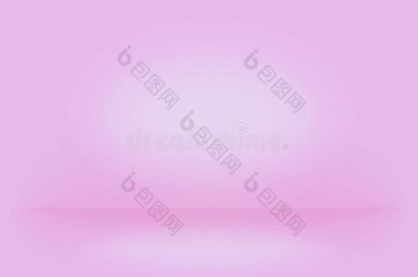 抽象的粉红色的变模糊光滑的背景颜色梯度墙