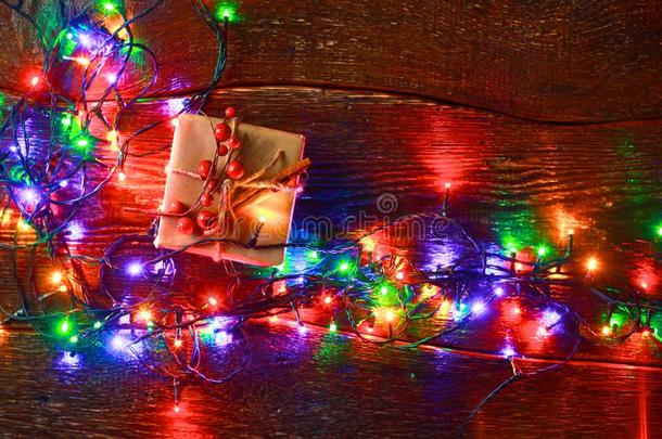 圣诞节赠品或现在的盒有包装的采用牛皮纸纸和dec或a