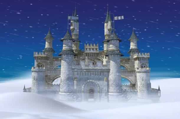 中魔法的冬童话式的<strong>公主</strong>城堡