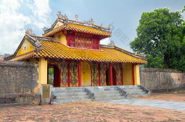 中国人庙采用色彩越南