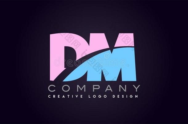 dm公司字母表信连接连接ed信标识设计