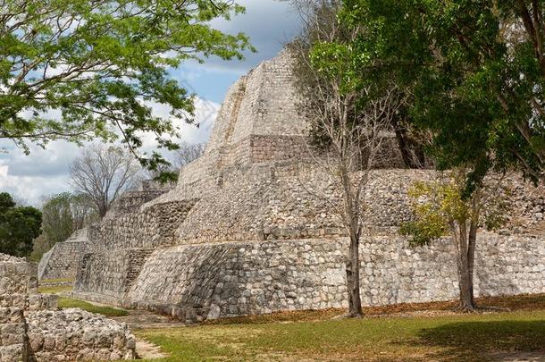 古代的玛雅人的结构在指已提到的人埃兹娜。考古学的公园采用凸轮