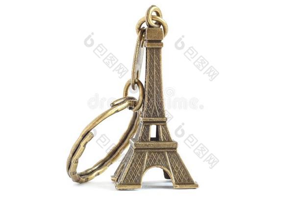 钥匙链Eiffel语言塔