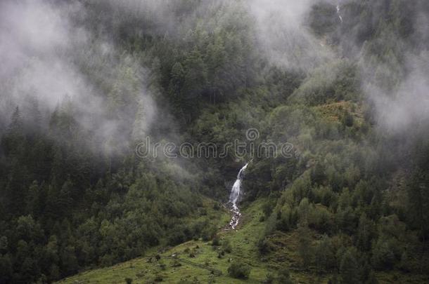 河流瀑布从你知道吗？冰河湖向山