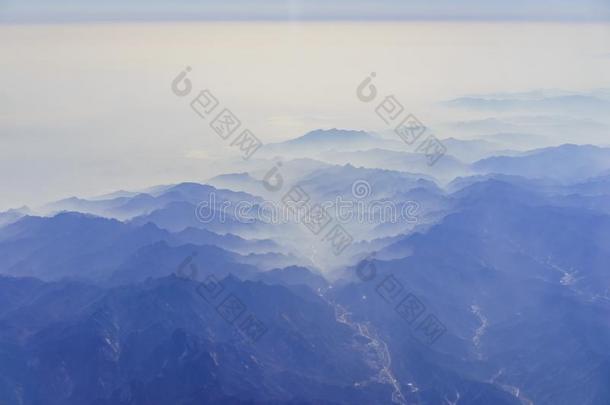 空气的山风景在近处北京